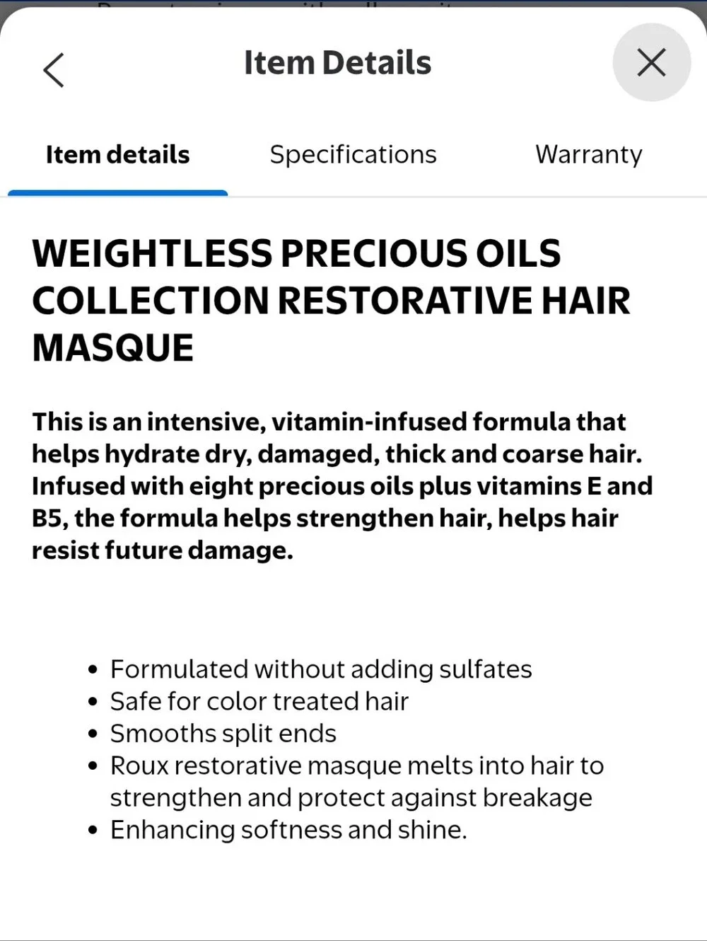 N/A weightless precious